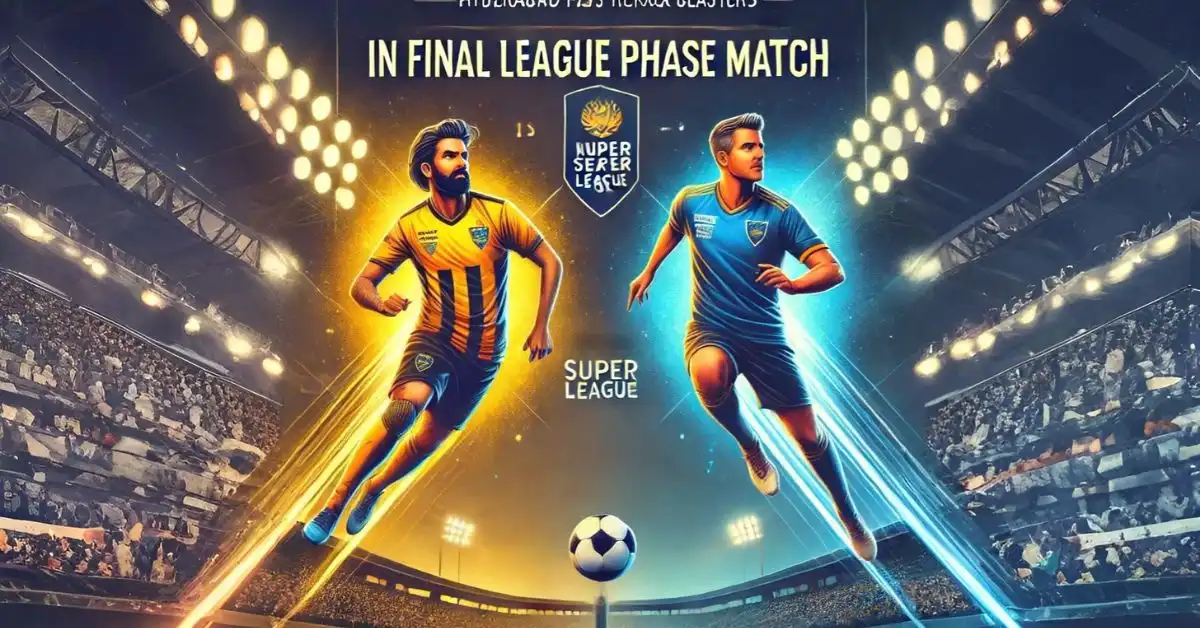 Hyderabad FC Host Kerala Blasters in Final League Phase Match Hyderabad FC Host Kerala Blasters in Final League Phase Match